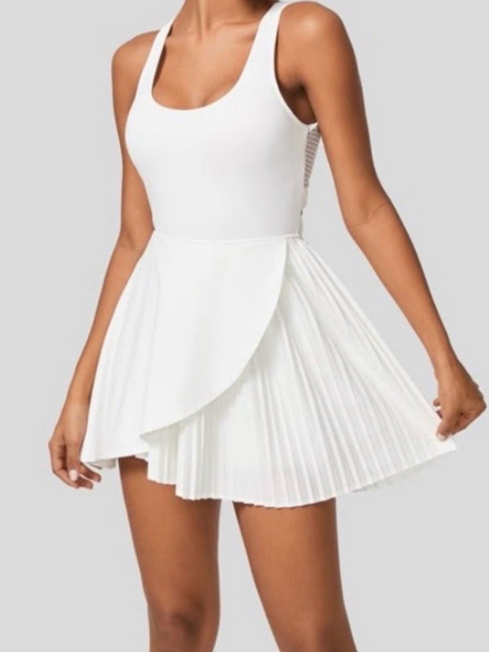 HALARA PLICATED 2 IN 1 QUICK DRY TENNIS / GOLF ACTIVE DRESS